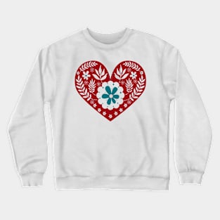 Scandinaviam Heart Crewneck Sweatshirt